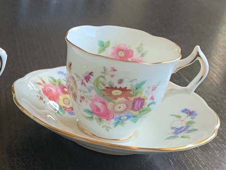 Junetime Flat Demitasse Cup & Saucer Set
