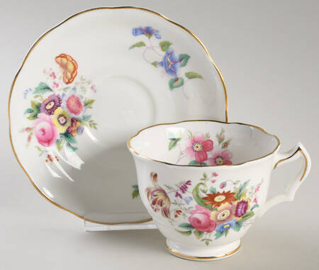 Junetime Footed Cup & Saucer Set