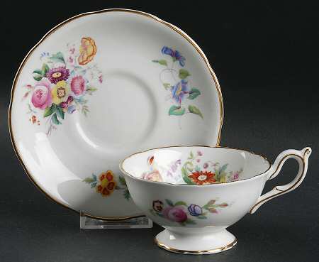 Junetime Footed Cup & Saucer Set