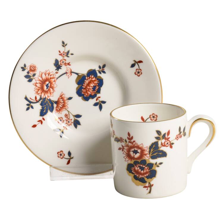 Khotar Flat Demitasse Cup & Saucer Set