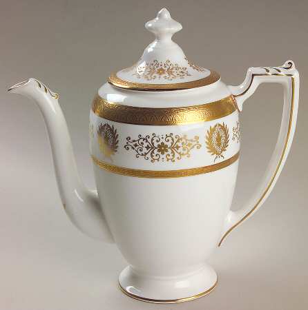 Lady Anne Gold Coffee Pot & Lid