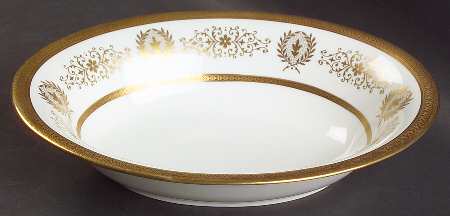 Lady Anne Gold 9" Oval Vegetable Bowl