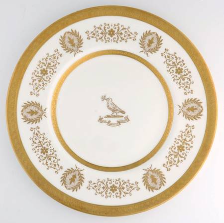 Lady Anne Gold Luncheon Plate