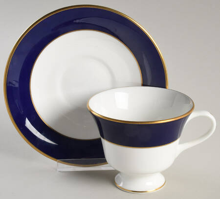 Majestic Blue Footed Cup & Saucer Set