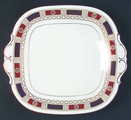 Marlborough Square Handled Cake Plate