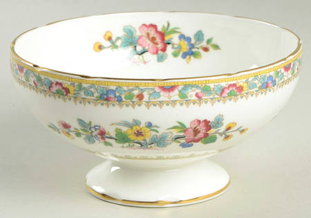 Ming Rose Cranberry Bowl