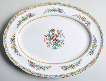 Ming Rose 15" Oval Serving Platter