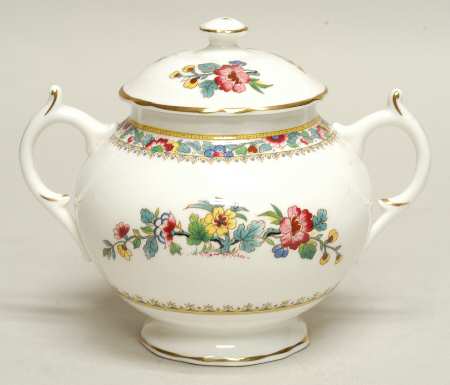 Ming Rose Sugar Bowl & Lid
