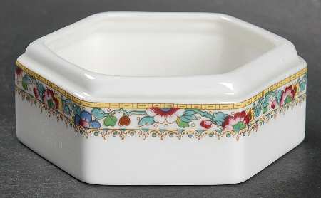 Ming Rose Hexagonal Box No Lid by Coalport