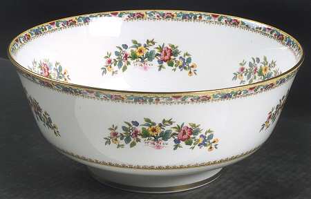 Ming Rose Oriental Salad Serving Bowl