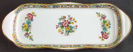 Ming Rose Oblong Tray