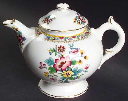 Ming Rose Mini Teapot & Lid