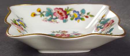 Ming Rose 4" Square Ashtray