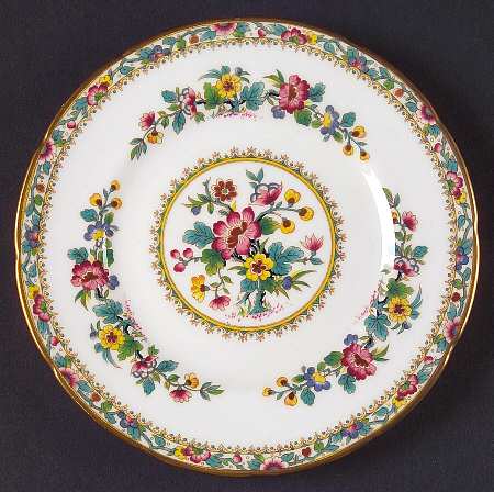 Ming Rose Dessert/Pie Plate