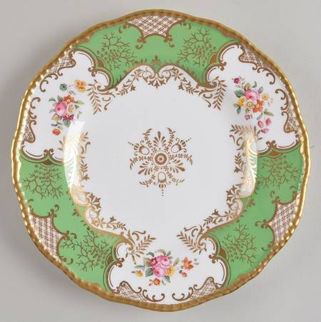 Panel Green Luncheon Plate