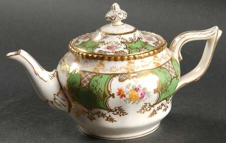 Panel Green Individual Teapot & Lid