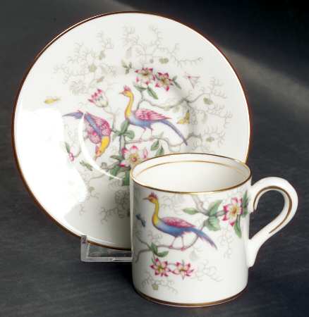 Paradise Flat Demitasse Cup & Saucer Set