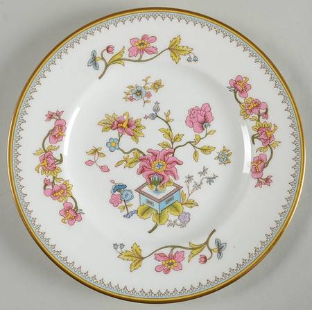 Persian Flower Salad Plate
