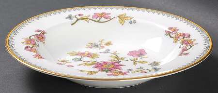 Persian Flower Rim Soup Bowl