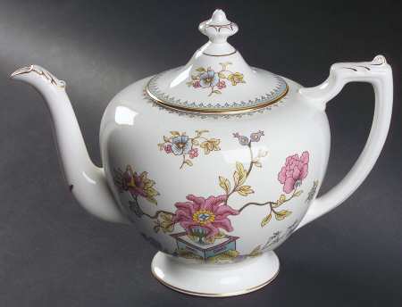 Persian Flower Teapot & Lid
