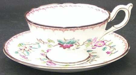 Pembroke (Scalloped Edge) Footed Cup & Saucer Set