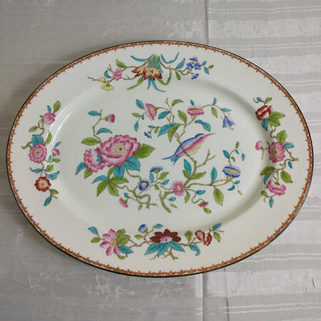Pembroke (Smooth Edge) 17" Oval Serving Platter