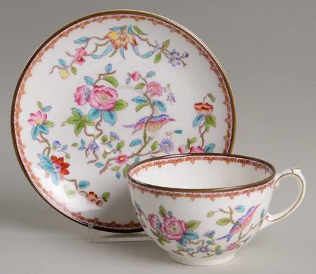 Pembroke (Smooth Edge) Flat Cup & Saucer Set