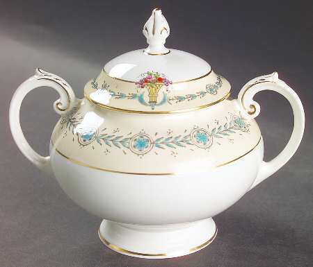 Queen Elizabeth Ivory Sugar Bowl & Lid