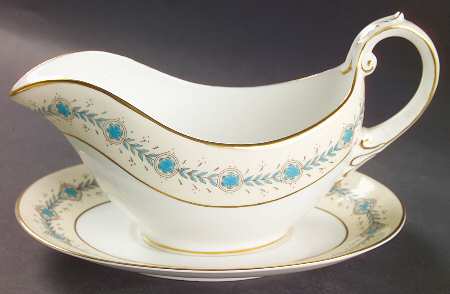 Queen Elizabeth Ivory Gravy Boat & Underplate