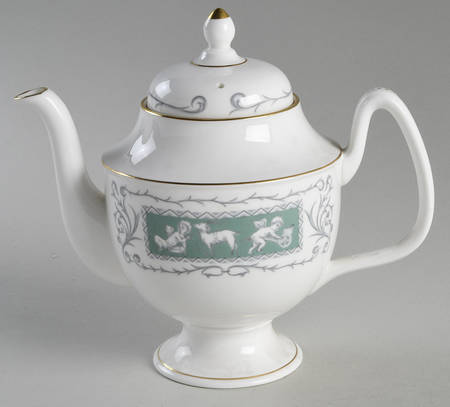 Revelry Green (Smooth) Mini Teapot & Lid