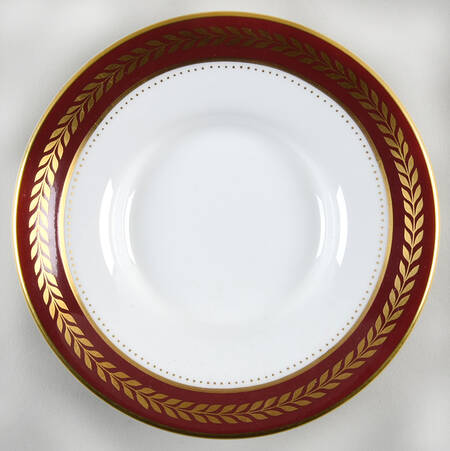 Red Wheat Saucer for Demitasse Cup