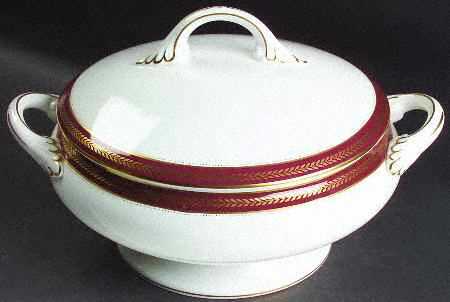 Red Wheat Tureen &  Lid