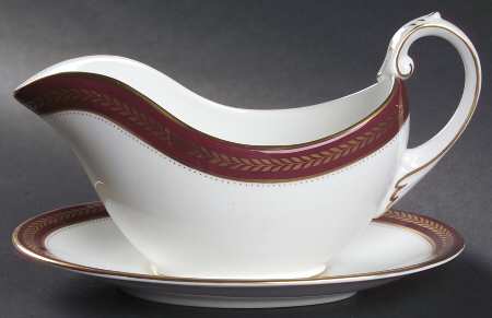 Red Wheat Gravy Boat & Underplate