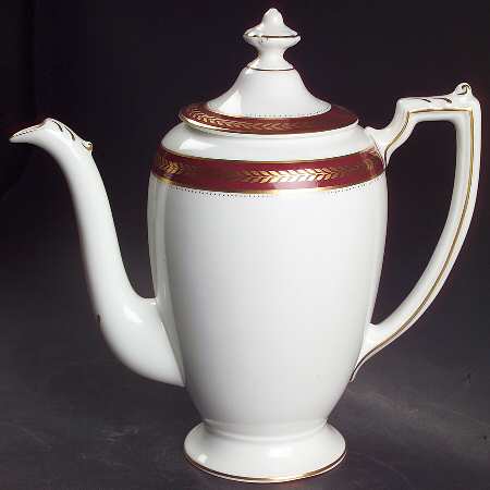 Red Wheat Coffee Pot & Lid