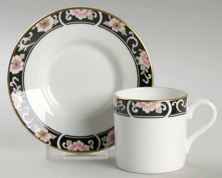 Richmond Flat Demitasse Cup & Saucer Set