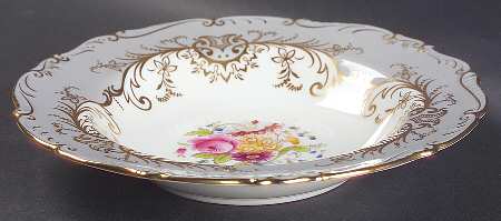 Sandringham Gray Rim Soup Bowl