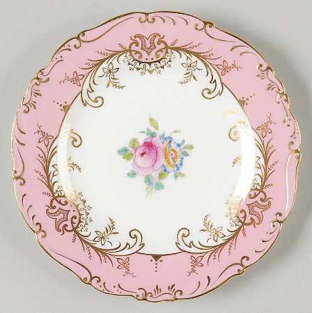 Sandringham Pink Bread & Butter Plate