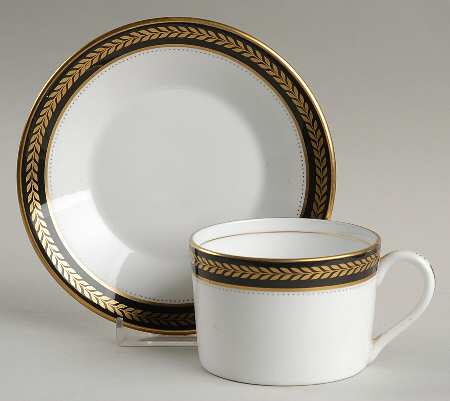 Sable Wheat Flat Cup & Saucer Set