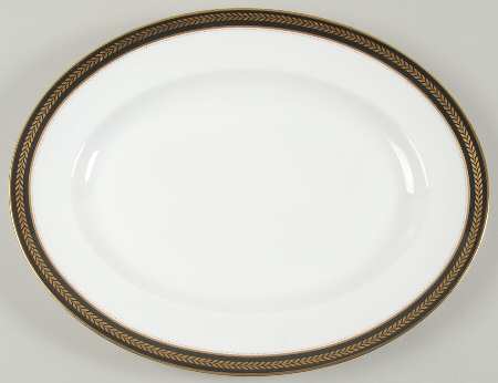 Sable Wheat 14" Oval Serving Platter