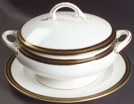 Sable Wheat Tureen & Lid w/Underplate