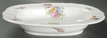 Sevres Group (Embossed, No Trim) 9" Oval Vegetable Bowl