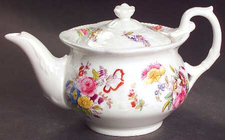Sevres Group (Embossed, No Trim) Mini Teapot & Lid