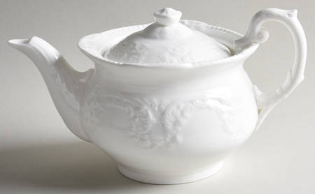 Sevres White Mini Teapot & Lid