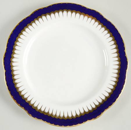 Spearpoint Cobalt Salad Plate