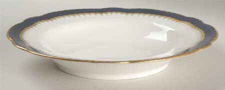 Spearpoint Cobalt Rim Soup Bowl