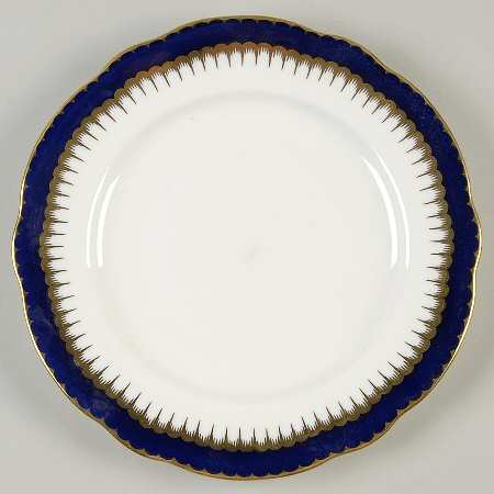 Spearpoint Cobalt Luncheon Plate