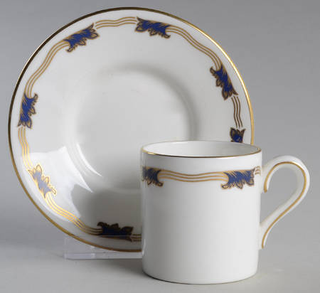 St. Malo Flat Demitasse Cup & Saucer Set