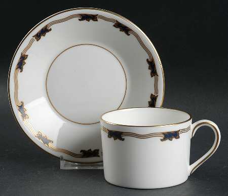 St. Malo Flat Cup & Saucer Set