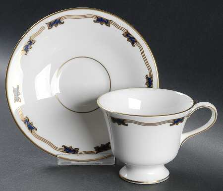 St. Malo Footed Cup & Saucer Set