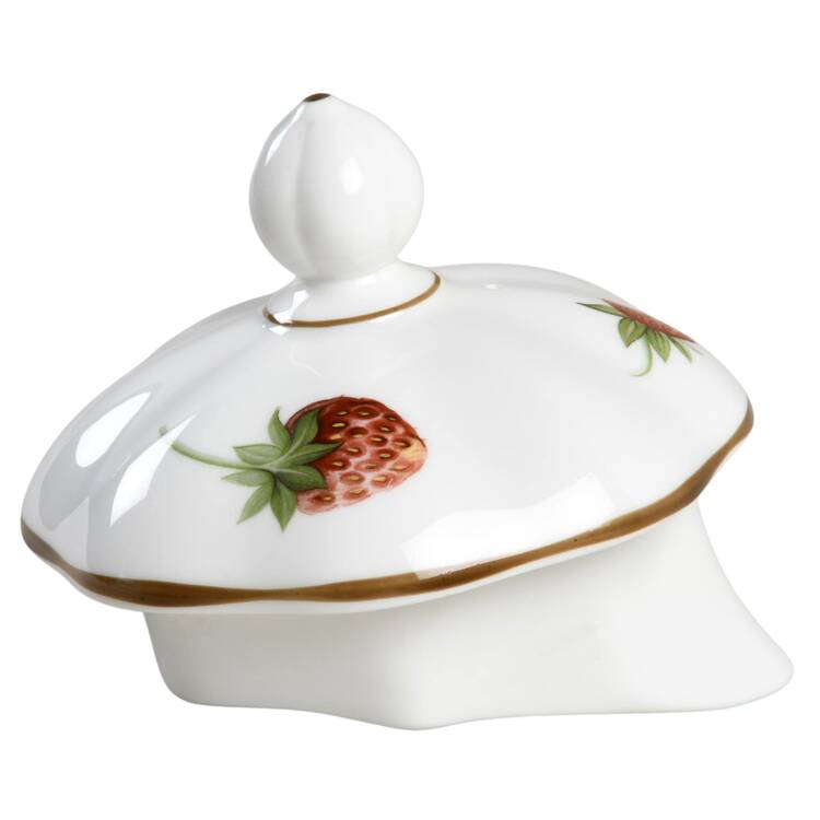 Strawberry (Scalloped) Lid for Coffee Pot